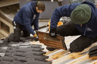 Dacheindeckung durch Friedrich Grugel